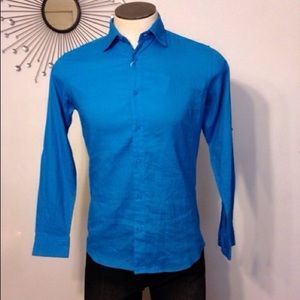 Platino Linen Blend Long Sleeve Shirt